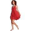 imageCatalonia Womens Swim Bathing Suit Cover Up Summer Chiffon Backless Beach Mini Sundress Red