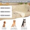 imageKritter Planet No Slip Pet Couch Cover Waterproof Dog Blanket Bed Cover Washable Sofa Furniture Protector Pad Mat for Dogs CatsLatte