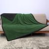 imageKritter Planet Waterproof Bed Blanket for Couples Washable Stain Proof Pad Bed Cover Reversible Leakproof Furniture Protector Liquid Proof Blanket for Couch Sofa 50x60 inch Queen Size PurpleGreenBlack