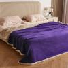 imageKritter Planet Waterproof Bed Blanket for Couples Washable Stain Proof Pad Bed Cover Reversible Leakproof Furniture Protector Liquid Proof Blanket for Couch Sofa 50x60 inch Queen Size PurplePurpleTaupe