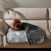 imageKritter Planet Waterproof Bed Blanket for Couples Washable Stain Proof Pad Bed Cover Reversible Leakproof Furniture Protector Liquid Proof Blanket for Couch Sofa 50x60 inch Queen Size PurplePaw Print