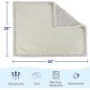 imageKritter Planet Waterproof Bed Blanket for Couples Washable Stain Proof Pad Bed Cover Reversible Leakproof Furniture Protector Liquid Proof Blanket for Couch Sofa 50x60 inch Queen Size PurpleCamelTaupe