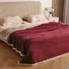 imageKritter Planet Waterproof Bed Blanket for Couples Washable Stain Proof Pad Bed Cover Reversible Leakproof Furniture Protector Liquid Proof Blanket for Couch Sofa 50x60 inch Queen Size PurpleWineTaupe