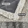 imageKritter Planet Waterproof Bed Blanket for Couples Washable Stain Proof Pad Bed Cover Reversible Leakproof Furniture Protector Liquid Proof Blanket for Couch Sofa 50x60 inch Queen Size PurpleGrayTaupe