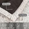 imageKritter Planet Waterproof Bed Blanket for Couples Washable Stain Proof Pad Bed Cover Reversible Leakproof Furniture Protector Liquid Proof Blanket for Couch Sofa 50x60 inch Queen Size PurpleBrownTaupe