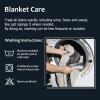 imageKritter Planet Waterproof Bed Blanket for Couples Washable Stain Proof Pad Bed Cover Reversible Leakproof Furniture Protector Liquid Proof Blanket for Couch Sofa 50x60 inch Queen Size PurpleGrayTaupe