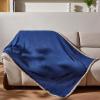imageKritter Planet Waterproof Bed Blanket for Couples Washable Stain Proof Pad Bed Cover Reversible Leakproof Furniture Protector Liquid Proof Blanket for Couch Sofa 50x60 inch Queen Size PurpleNavyTaupe