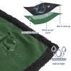 imageKritter Planet Waterproof Bed Blanket for Couples Washable Stain Proof Pad Bed Cover Reversible Leakproof Furniture Protector Liquid Proof Blanket for Couch Sofa 50x60 inch Queen Size PurpleGreenBlack