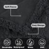 imageKritter Planet Waterproof Bed Blanket for Couples Washable Stain Proof Pad Bed Cover Reversible Leakproof Furniture Protector Liquid Proof Blanket for Couch Sofa 50x60 inch Queen Size PurpleBlackBlack