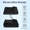 imageKritter Planet Waterproof Bed Blanket for Couples Washable Stain Proof Pad Bed Cover Reversible Leakproof Furniture Protector Liquid Proof Blanket for Couch Sofa 50x60 inch Queen Size PurpleBlackBlack