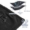 imageKritter Planet Waterproof Bed Blanket for Couples Washable Stain Proof Pad Bed Cover Reversible Leakproof Furniture Protector Liquid Proof Blanket for Couch Sofa 50x60 inch Queen Size PurpleBlackBlack