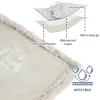 imageKritter Planet Waterproof Bed Blanket for Couples Washable Stain Proof Pad Bed Cover Reversible Leakproof Furniture Protector Liquid Proof Blanket for Couch Sofa 50x60 inch Queen Size PurpleCamelTaupe