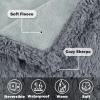 imageKritter Planet Waterproof Bed Blanket for Couples Washable Stain Proof Pad Bed Cover Reversible Leakproof Furniture Protector Liquid Proof Blanket for Couch Sofa 50x60 inch Queen Size PurpleGreyCharcoal Grey