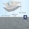 imageKritter Planet Waterproof Bed Blanket for Couples Washable Stain Proof Pad Bed Cover Reversible Leakproof Furniture Protector Liquid Proof Blanket for Couch Sofa 50x60 inch Queen Size PurpleGrayTaupe