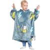 imageCatalonia Banana Cat Print Blanket Hoodie Sweatshirt for Kids Oversized Wearable Fleece Snuggy Pullover 412 Years Boy Girl Gift