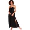 imageCatalonia Womens Summer Maxi Dress Beach Chiffon Sundress Swimwear Bathing Suit Cover Up Black