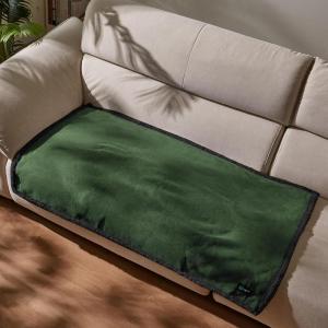 imageKritter Planet Waterproof Bed Blanket for Couples Washable Stain Proof Pad Bed Cover Reversible Leakproof Furniture Protector Liquid Proof Blanket for Couch Sofa 50x60 inch Queen Size PurpleGreenBlack