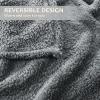 imageCatalonia Blue Sherpa Throw Blanket Fuzzy Snuggle Blanket for Camping Traveling Couch Bed Super Soft Light Weight Reversible All Season Use50x60 inchesCharcoal