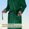 imageCatalonia Lightweight Ladies Bathrobe Long Summer Robe with PocketsSoft Summer Robes for Women Kimono Gift for HerGreen