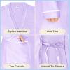 imageCatalonia Lightweight Ladies Bathrobe Long Summer Robe with PocketsSoft Summer Robes for Women Kimono Gift for HerLavender
