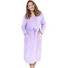 imageCatalonia Lightweight Ladies Bathrobe Long Summer Robe with PocketsSoft Summer Robes for Women Kimono Gift for HerLavender