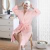 imageCatalonia Lightweight Ladies Bathrobe Long Summer Robe with PocketsSoft Summer Robes for Women Kimono Gift for HerPink