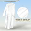 imageCatalonia Lightweight Ladies Bathrobe Long Summer Robe with PocketsSoft Summer Robes for Women Kimono Gift for HerWhite