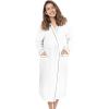 imageCatalonia Lightweight Ladies Bathrobe Long Summer Robe with PocketsSoft Summer Robes for Women Kimono Gift for HerWhite