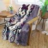 imageCatalonia Southwestern Tribal Print Throw Soft Aztec Sherpa Blanket Navajo Style Native for Couch Sofa Bed  Cozy Boho Home Decor 50x60 InchesSouthwestern Star