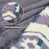 imageCatalonia Southwestern Tribal Print Throw Soft Aztec Sherpa Blanket Navajo Style Native for Couch Sofa Bed  Cozy Boho Home Decor 50x60 InchesSouthwestern Star