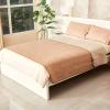 imageCatalonia Waterproof Fleece Blanket for Couch Reversible Sofa Cover Bed Coverlet Protector Washable Leak Proof Comfortable for People and PetsCamelTaupe