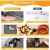 imageCatalonia Waterproof Fleece Blanket for Couch Reversible Sofa Cover Bed Coverlet Protector Washable Leak Proof Comfortable for People and PetsGreyGrey