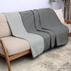 imageCatalonia Waterproof Fleece Blanket for Couch Reversible Sofa Cover Bed Coverlet Protector Washable Leak Proof Comfortable for People and PetsGreyGrey