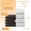 imageCatalonia Waterproof Love Blanket Reversible Fleece Bed Sofa Cover Washable Furniture Protector for Couch Sofa Bed Queen Size PurpleBrowntaupe