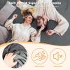imageCatalonia Waterproof Love Blanket Reversible Fleece Bed Sofa Cover Washable Furniture Protector for Couch Sofa Bed Queen Size PurpleLight GrayDark Gray