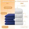 imageCatalonia Waterproof Love Blanket Reversible Fleece Bed Sofa Cover Washable Furniture Protector for Couch Sofa Bed Queen Size PurpleNavytaupe