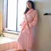 imageCatalonia Womens Long Bathrobe Soft Fleece Robe Comfy Sleepwear NightgownPink