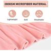 imageCatalonia Womens Long Bathrobe Soft Fleece Robe Comfy Sleepwear NightgownPink