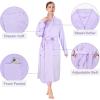 imageCatalonia Womens Long Bathrobe Soft Fleece Robe Comfy Sleepwear NightgownPurple