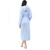 imageCatalonia Womens Plush Fleece Long Robe with Hood Plus Size Warm Soft Fluffy Lightweight Bathrobe Valentines Day GiftBlue