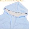 imageCatalonia Womens Plush Fleece Long Robe with Hood Plus Size Warm Soft Fluffy Lightweight Bathrobe Valentines Day GiftBlue