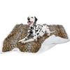 imageKritter Planet Dog Blankets for Large Dogs Soft Fluffy Fleece Pet Blankets for Couch Sofa Dog Beds Car Seats Creat Washable 50x60 inches BrownCheetah