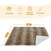 imageKritter Planet Dog Blankets for Large Dogs Soft Fluffy Fleece Pet Blankets for Couch Sofa Dog Beds Car Seats Creat Washable 50x60 inches BrownCheetah