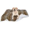 imageKritter Planet Dog Blankets for Large Dogs Soft Fluffy Fleece Pet Blankets for Couch Sofa Dog Beds Car Seats Creat Washable 50x60 inches BrownCheetah