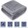 imageKritter Planet Dog Blankets for Large Dogs Soft Fluffy Fleece Pet Blankets for Couch Sofa Dog Beds Car Seats Creat Washable 50x60 inches BrownGrey  Grey