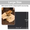 imageKritter Planet Dog Blankets for Large Dogs Soft Fluffy Fleece Pet Blankets for Couch Sofa Dog Beds Car Seats Creat Washable 50x60 inches BrownGrey  White