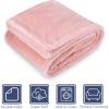 imageKritter Planet Dog Blankets for Large Dogs Soft Fluffy Fleece Pet Blankets for Couch Sofa Dog Beds Car Seats Creat Washable 50x60 inches BrownPink