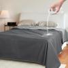 imageCatalonia Waterproof Fleece Blanket for Couch Reversible Sofa Cover Bed Coverlet Protector Washable Leak Proof Comfortable for People and PetsGreyGrey
