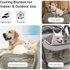 imageKritter Planet Small Cooling Pad for Dog Waterproof Cooling Pet Mat for Summer Lightweight Cooling Outdoor Mat Reversible Furniture Cover Couch 20 x 30 inch TaupeTaupeTaupe