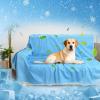 imageKritter Planet Small Cooling Pad for Dog Waterproof Cooling Pet Mat for Summer Lightweight Cooling Outdoor Mat Reversible Furniture Cover Couch 20 x 30 inch TaupeBlueBlue